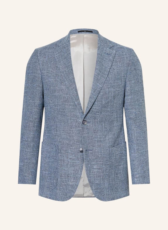 DRESSLER Tweed-Sakko Regular Fit BLAU / GRAU / WEISS