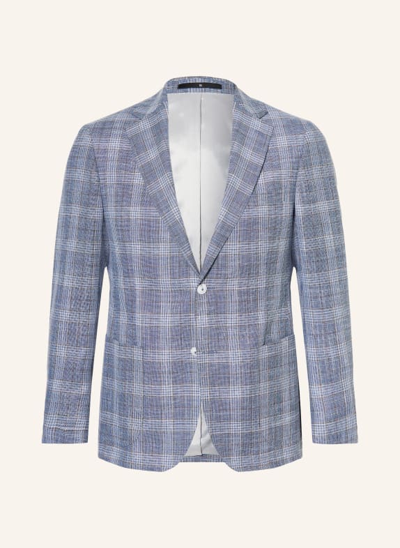 DRESSLER Sakko Slim Fit BLAUGRAU / BRAUN / WEISS