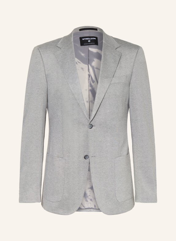 STRELLSON ARNDT slim fit suit jacket made from jersey 038 Medium Grey 038