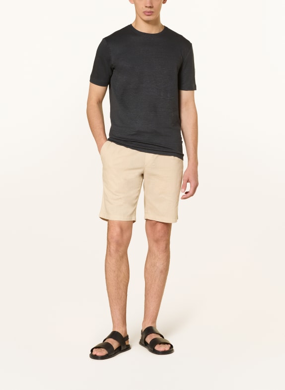 DIGEL T-shirt DARK van linnen DONKERGRIJS