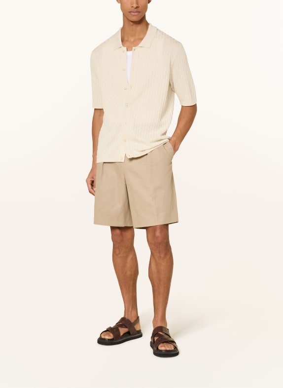 DIGEL move Gebreid shirt AIMO Comfort Fit BEIGE