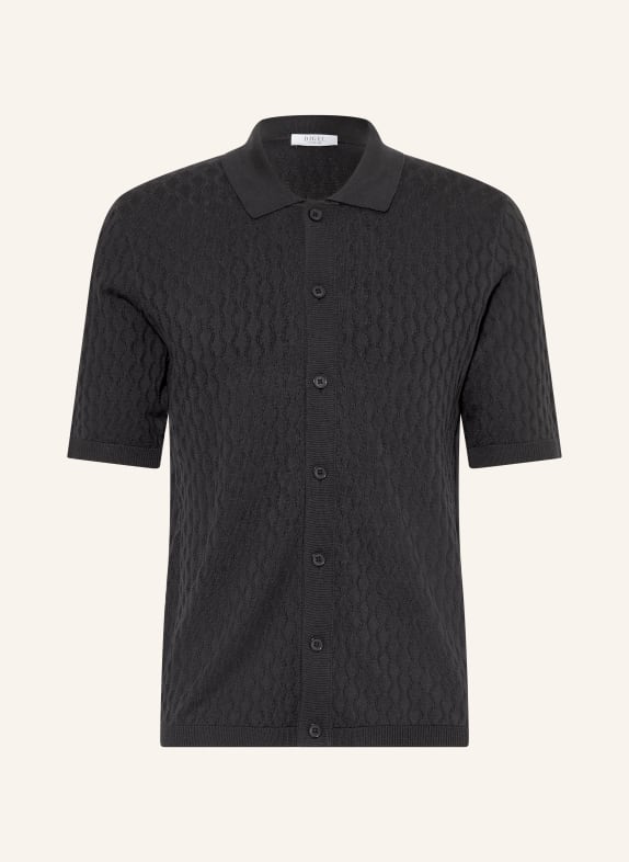 DIGEL move AIMO Comfort Fit knit shirt DARK BLUE