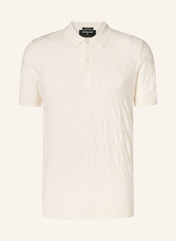 STRELLSON Strick-Poloshirt VINCENT ECRU