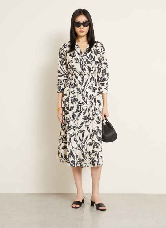 Max Mara Robe portefeuille CAMINO CRÈME / KAKI / NOIR