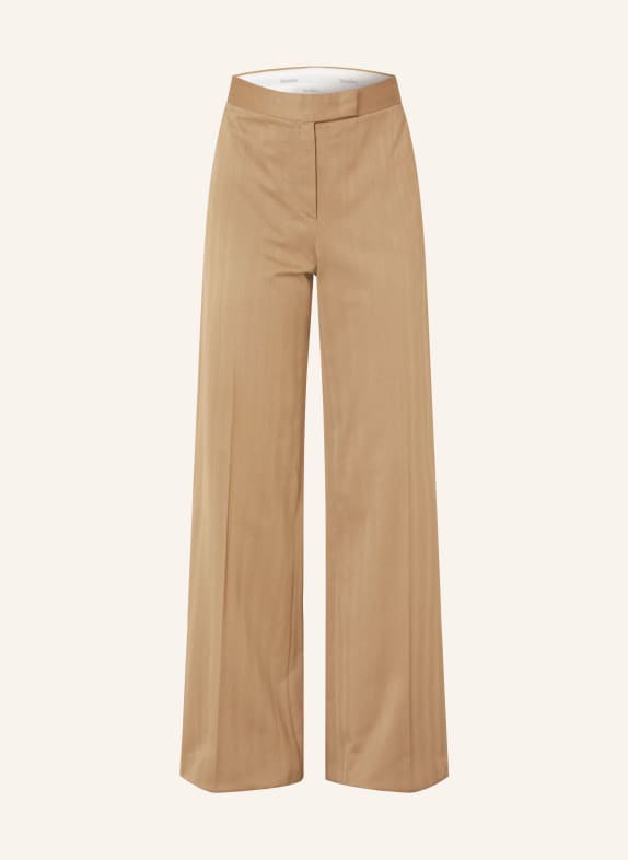 Max Mara OLIATO-broek van jersey CAMEL