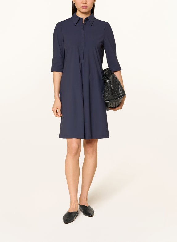 MARC AUREL Jerseykleid mit 3/4-Arm DUNKELBLAU