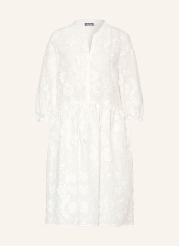 White Label Robe à manches 3/4 BLANC