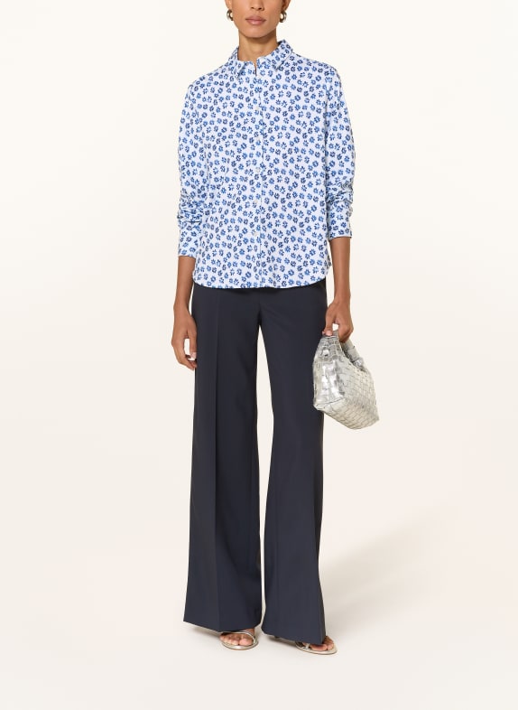 DESOTO LIZZY-blouse van jersey BLAUW / WIT