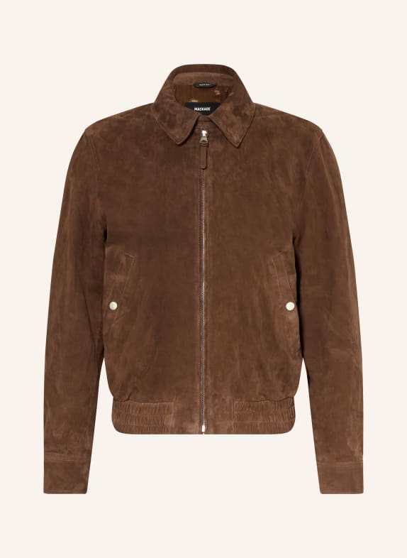Mackage GIOVANNI Leather Jacket BROWN