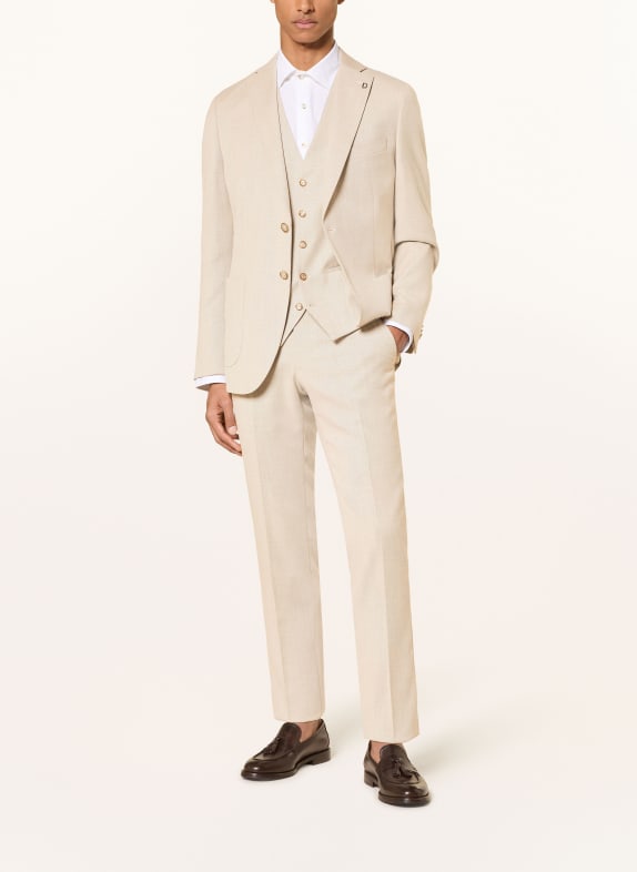 DIGEL EDGAR slim fit colbertvest 74 BEIGE