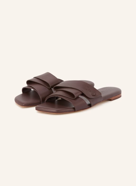 THEA MIKA Slippers SAMIRA MARRON FONCÉ