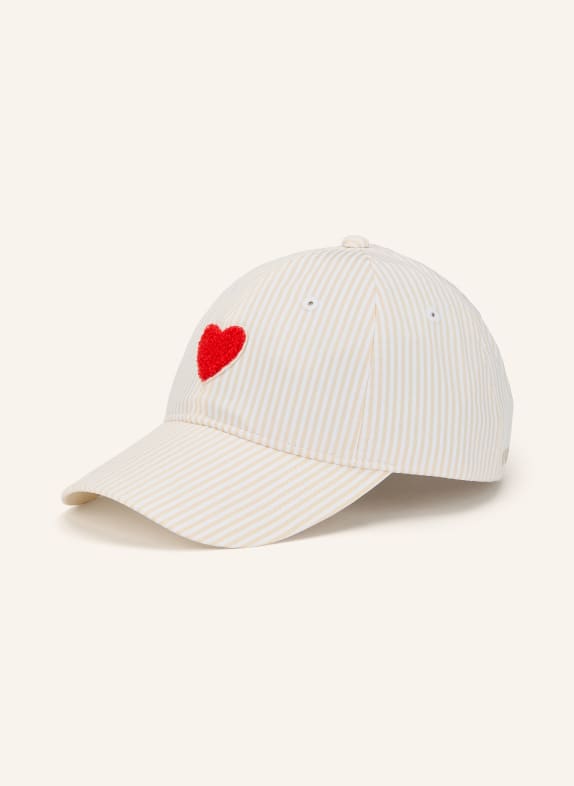 UNIO Cap KYOTO BEIGE / ROT / WEISS