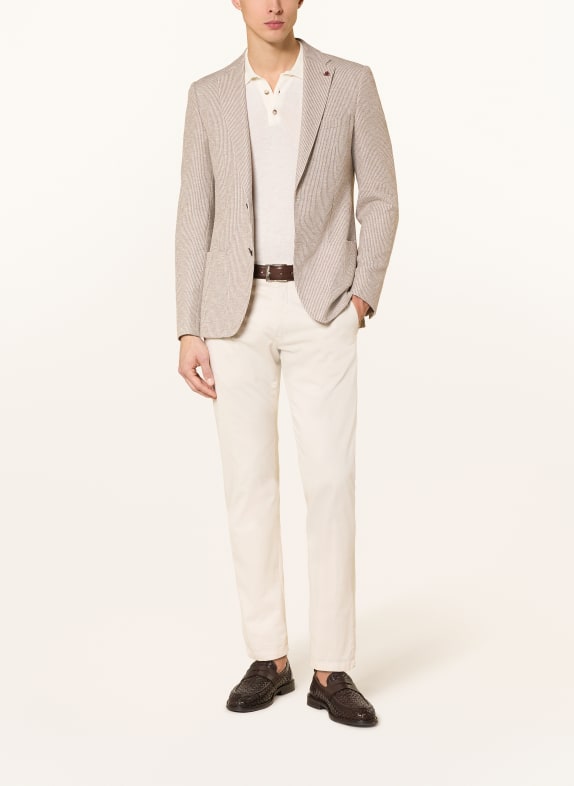 ROY ROBSON Slim fit colbert CRÈME / TAUPE