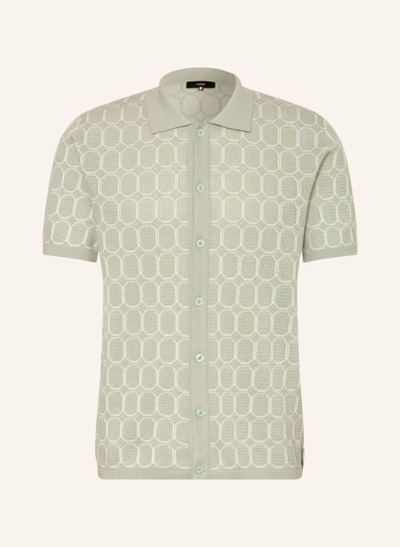 CINQUE CIJULIO Short-Sleeve Shirt LIGHT GREEN