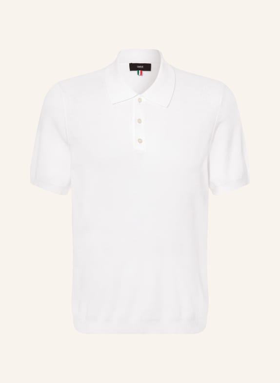CINQUE Strick-Poloshirt CIFLAV WEISS