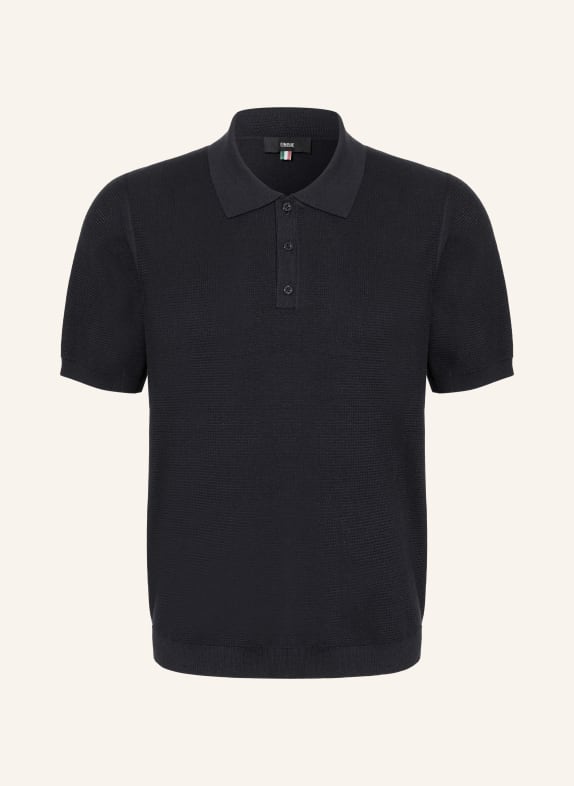 CINQUE Strick-Poloshirt CIFLAV DUNKELBLAU
