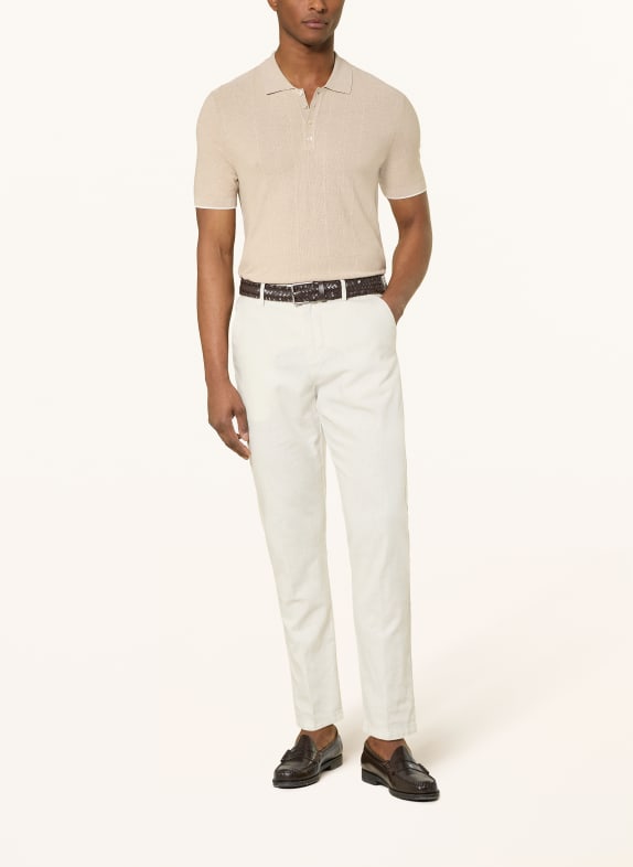 CINQUE Stickad pikétröja CIGIO BEIGE