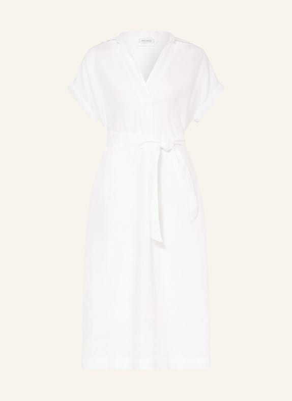 ROSSO35 linen dress WHITE