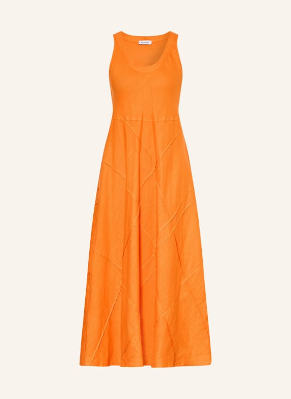 ROSSO35 Leinenkleid ORANGE