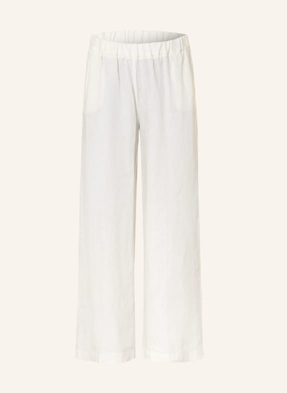 ROSSO35 Marlenehose aus Leinen ECRU