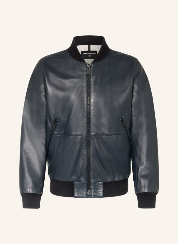 STRELLSON Blouson en cuir BOSTON NOIR