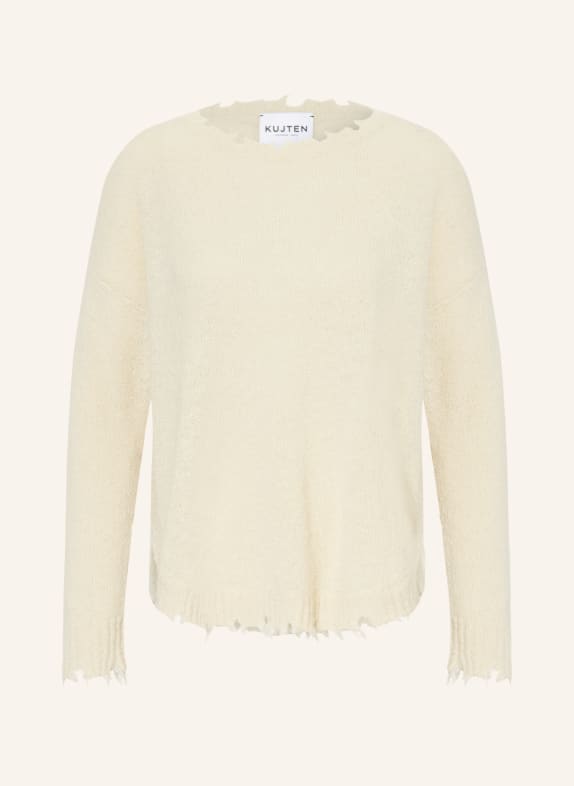 KUJTEN Cashmere-Pullover MELA ECRU
