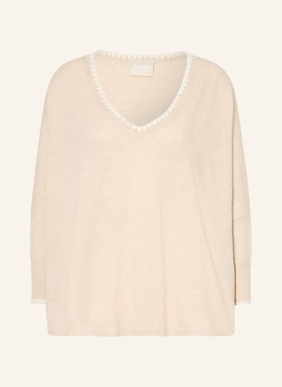 KUJTEN Pull en cachemire AMINIE BEIGE