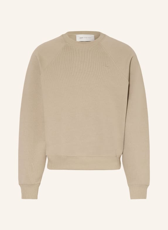 AMI PARIS Sweatshirt HELLBRAUN