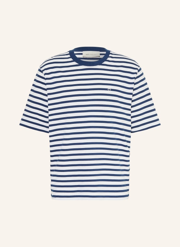 AMI PARIS T-Shirt WEISS / DUNKELBLAU