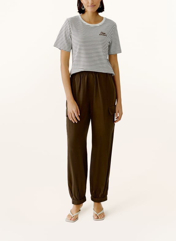 oui Cargo-broek MARRON FONCÉ