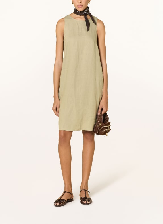 oui Leinenkleid HELLGRÜN