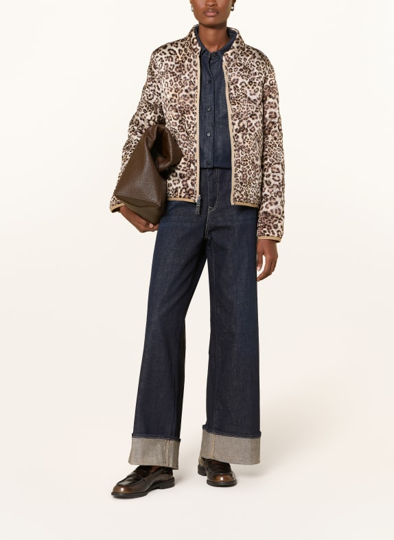 MILESTONE Steppjacke MSGIA zum Wenden BEIGE / BRAUN