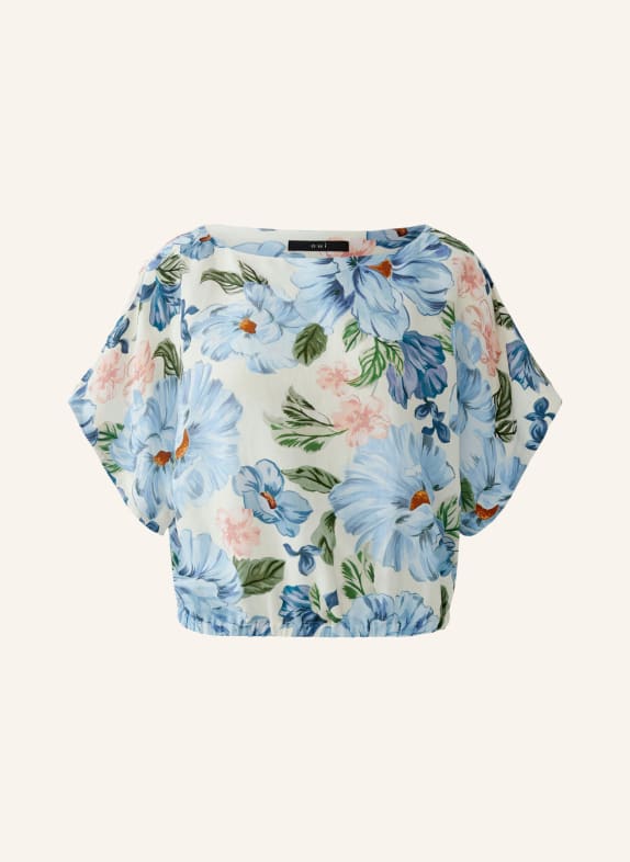 oui tričko s límečkem KRÉMOVÁ / ZELENÁ / MODRÁ