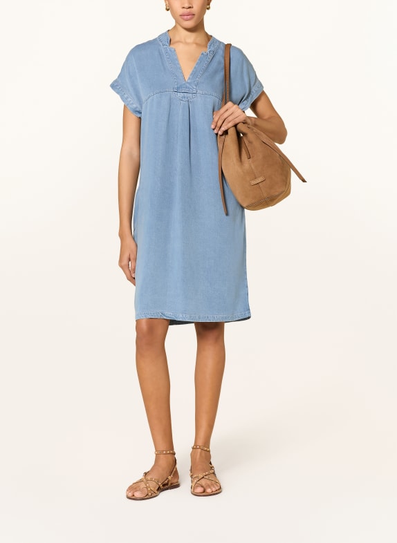 oui Kleid in Jeansoptik BLAU