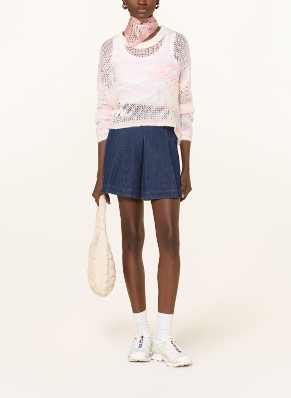 another COTTON LAB Pulovere ROZ DESCHIS / ALB