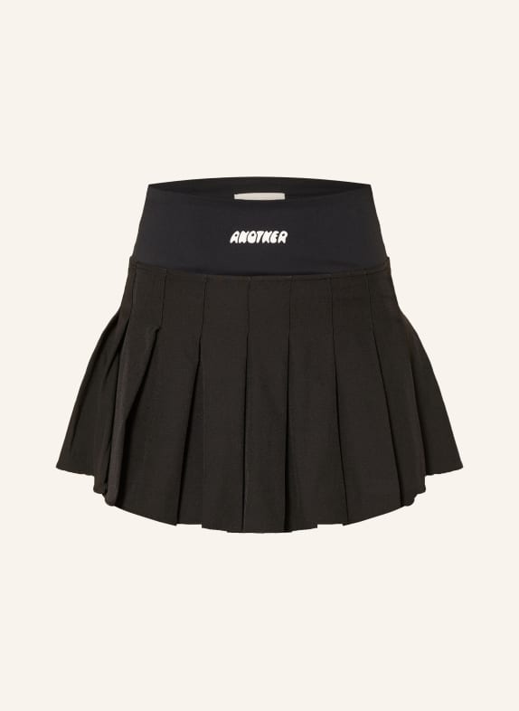 another COTTON LAB Jupe-short NOIR / BLANC