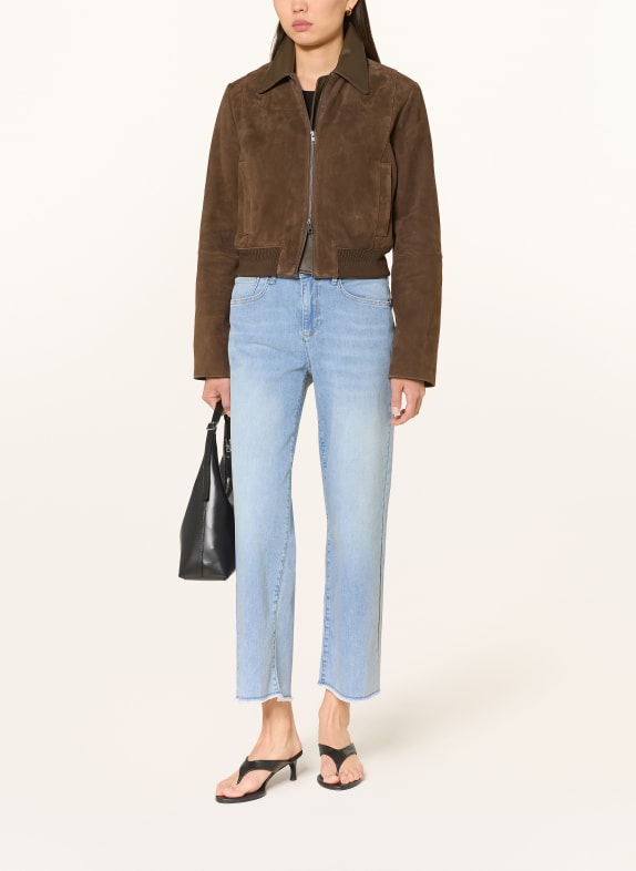 SEDUCTIVE Straight jeans MERON CROPPED 820 USED BLUE