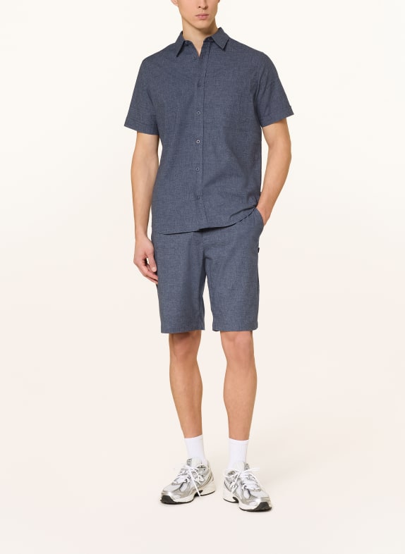 me°ru' Outdoor-overhemd VALENCE DONKERBLAUW