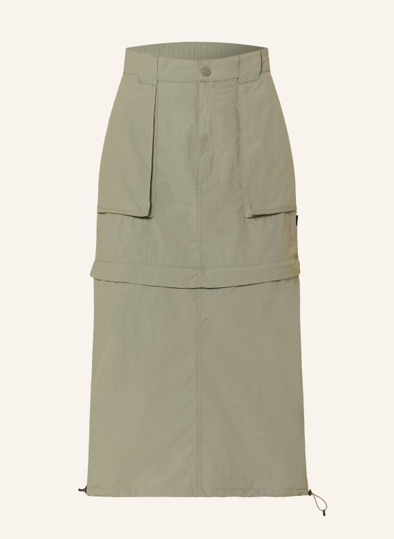 me°ru' AVIGNON zip-off skirt LIGHT GREEN