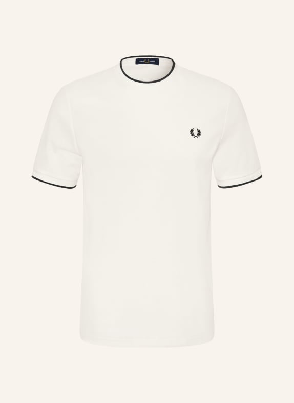 FRED PERRY T-Shirt WEISS / SCHWARZ