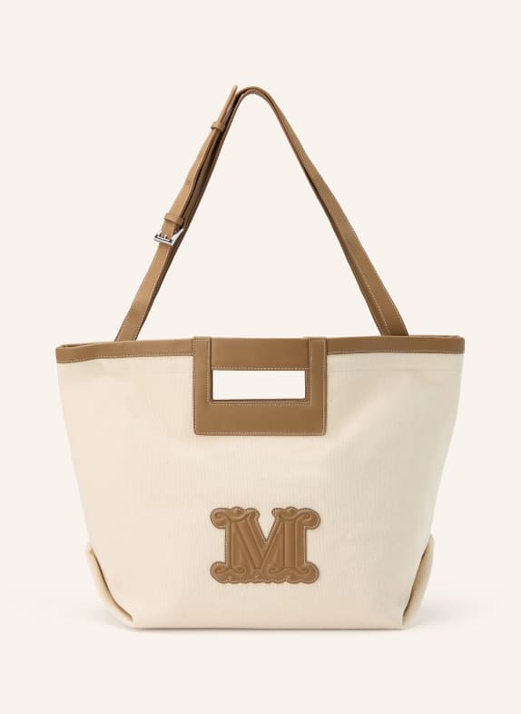 Max Mara BEACHWEAR ECRU Beach Bag ECRU / CAMEL