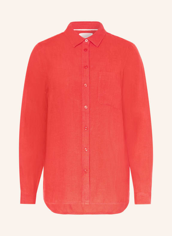 Part Two Overhemdblouse KIVASPW van linnen ROOD