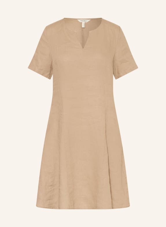 Part Two Linnen jurk AMINASAPW BEIGE
