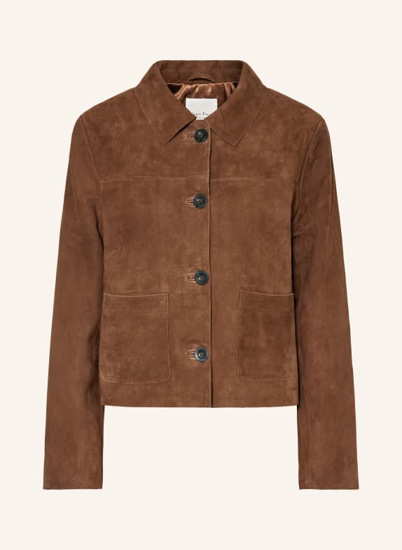 Part Two Lederjacke NEMAPW BRAUN