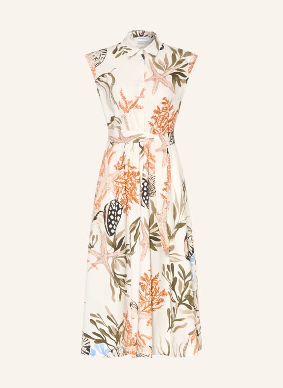 MARELLA Overhemdjurk CRÈME / BRUIN / LICHTROOD