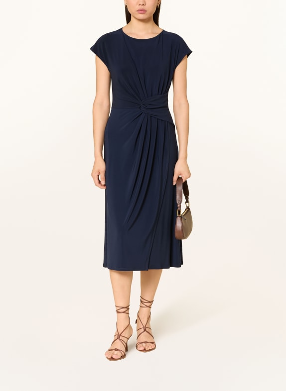 Joseph Ribkoff Jerseykleid in Wickeloptik DUNKELBLAU
