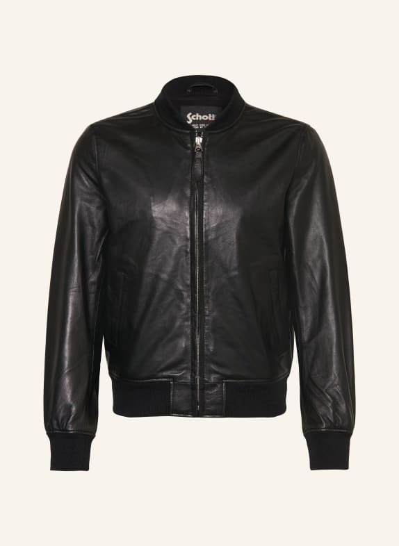 Schott NYC veste en cuir NOIR
