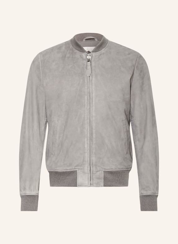 Schott NYC blouson en cuir GRIS