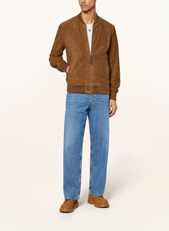 Schott NYC Leren jas BRUIN