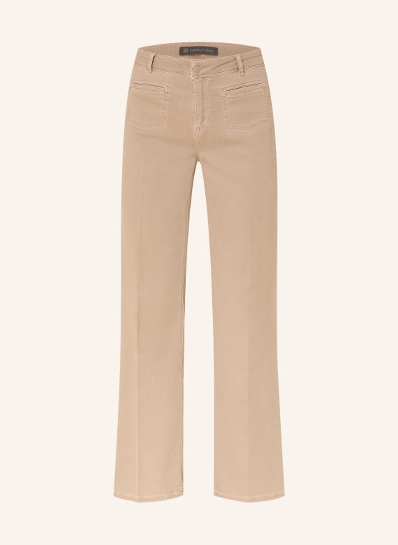 RAFFAELLO ROSSI Flared jeans NELLA 375 Warm Taupe